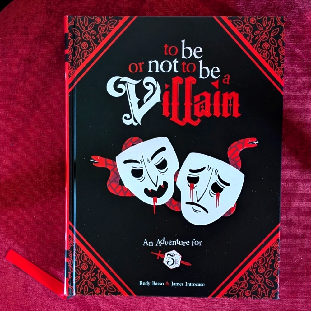 To Be Or Not To Be A Villain Adventure 5e Zweihander D&D RPG Tabletop Game Book